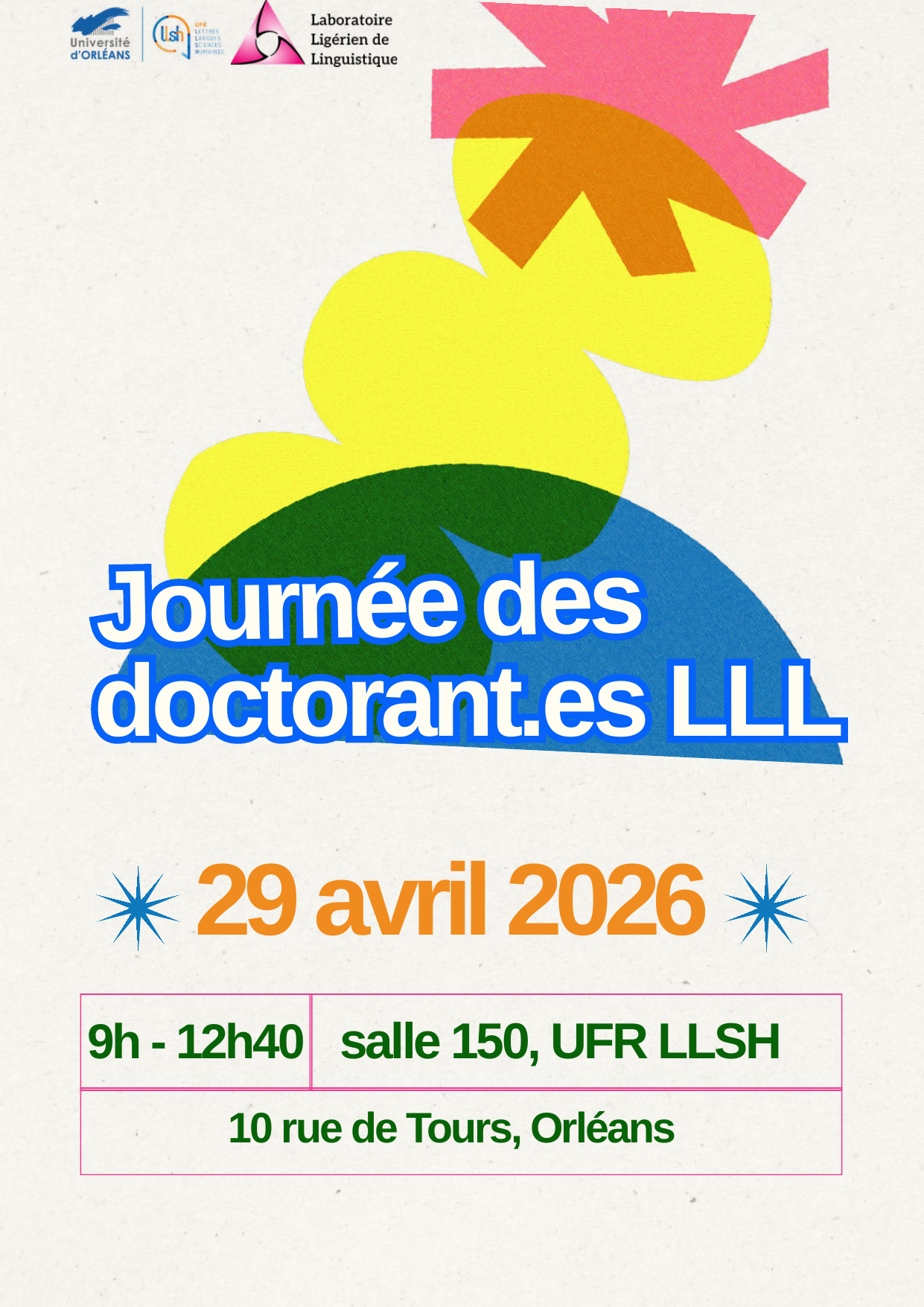 Affiche journée des doctorants